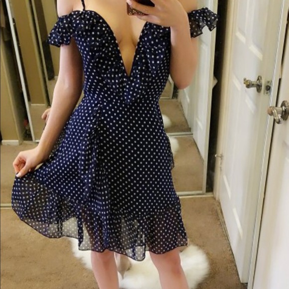 Polka-dots Mini Dress - Picture 3 of 4